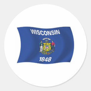 Wisconsin Flag Sticker