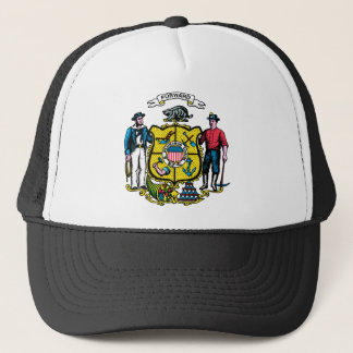 Wisconsin Flag Theme 00 Trucker Hat