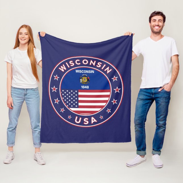 Wisconsin Fleece Blanket (In Situ)