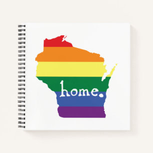 Wisconsin Gay Pride   Map of Home Notebook