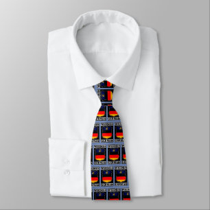 Wisconsin German American Neck Tie