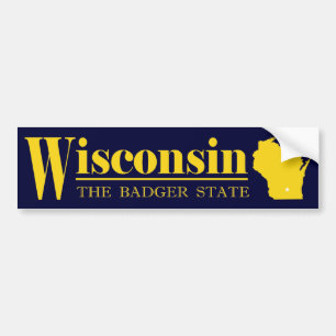 Wisconsin Gold Bumper Sticker