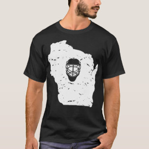 Wisconsin Hockey , WIS Goalie Gear, Ice Hockey T-Shirt