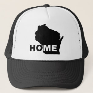 Wisconsin Home Away From State Ball Cap hat