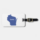 Wisconsin home silhouette state map