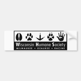 Wisconsin Humane Society Logo Bumper Sticker