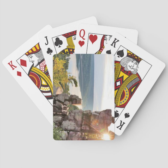 Wisconsin, ICE AGE TRAIL Playing Cards (Back)