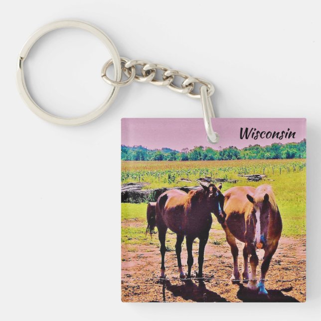 Wisconsin Key Ring (Front)