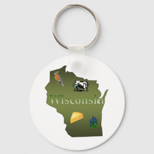 Wisconsin Keychain