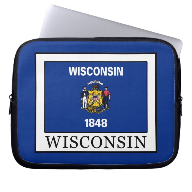 Wisconsin Laptop Sleeve (Front)