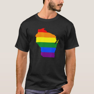Wisconsin Lgbt Gay Pride T-Shirt