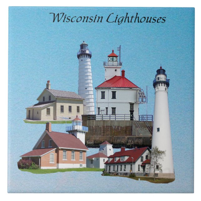 Wisconsin Lighthouses tile (Front)