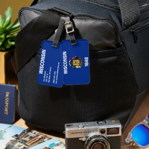 Wisconsin Luggage Tag