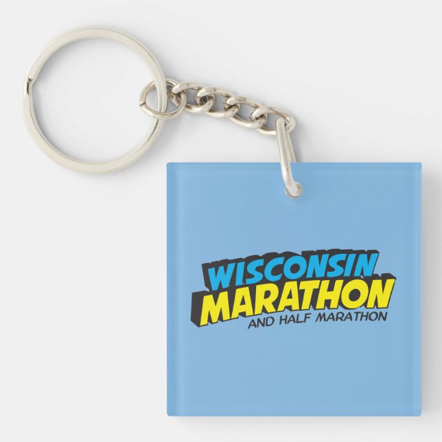 Wisconsin Marathon Post-Marathon Key Ring (Front)
