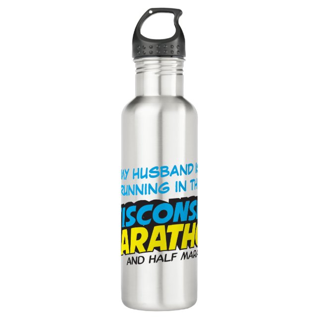 Wisconsin Marathon Race Day 710 Ml Water Bottle (Front)