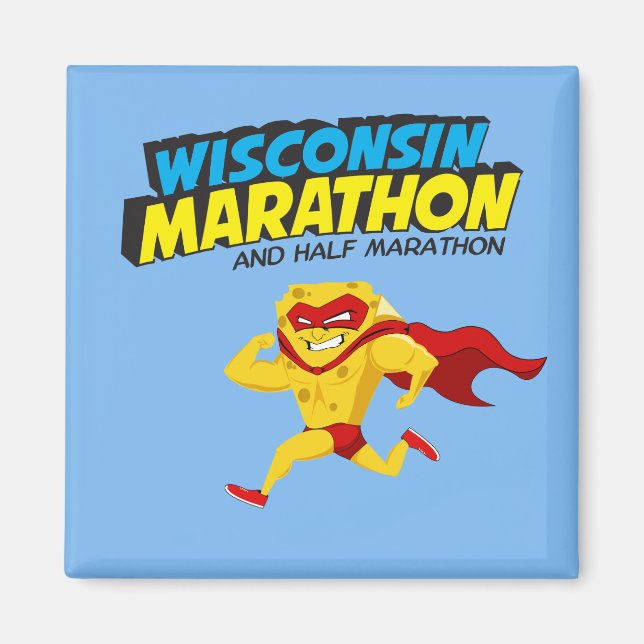 Wisconsin Marathon Race Day Magnet (Front)