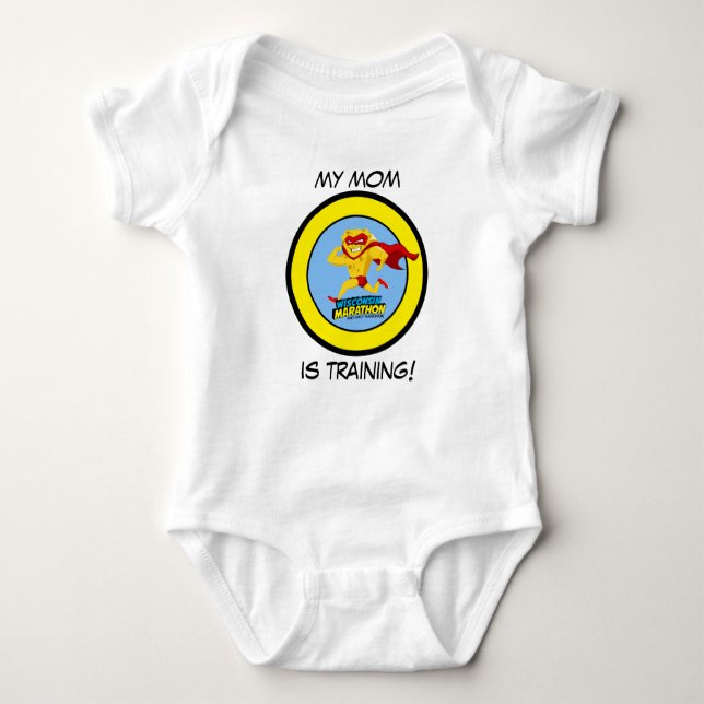 Wisconsin Marathon Training Baby Bodysuit (Front)