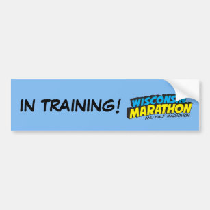 Wisconsin Marathon Training Bumper Sticker
