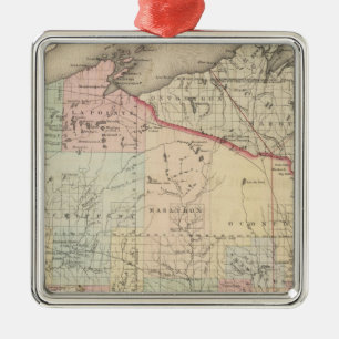Wisconsin Metal Ornament