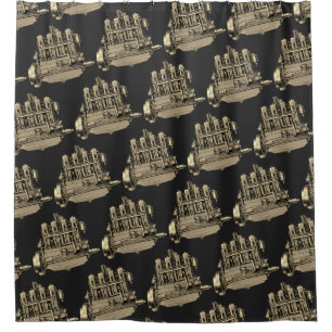 Wisconsin Motor Milwaukee Wisconsin Engine Early K Shower Curtain