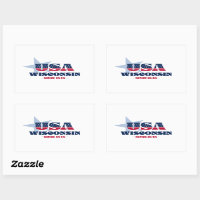 Wisconsin My Home State Sticker