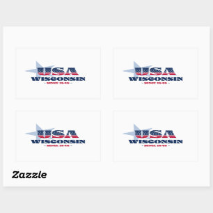 Wisconsin My Home State Sticker
