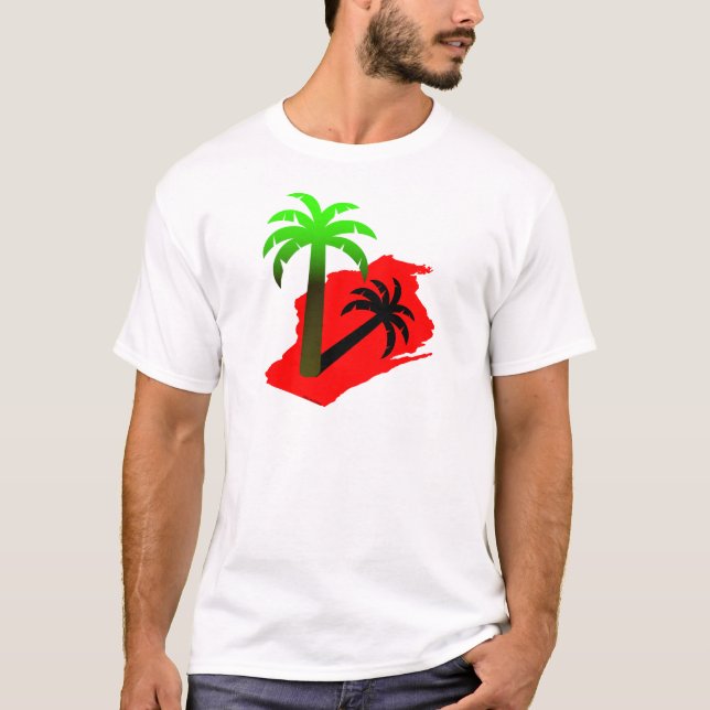 Wisconsin Palm Tree T-Shirt (Front)