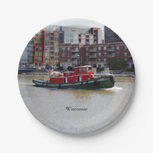 Wisconsin paper plate