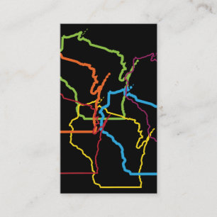 wisconsin pride blur business card