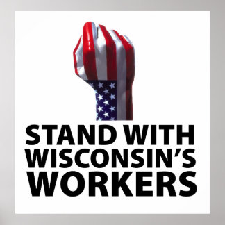 Wisconsin Protests Poster