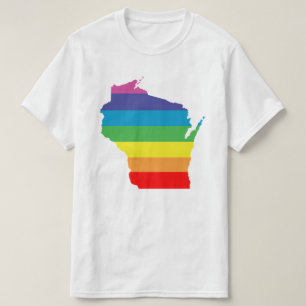 wisconsin rainbow T-Shirt