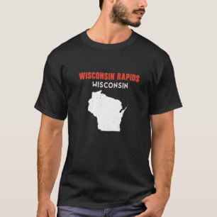 Wisconsin Rapids USA State America Travel Montanan T-Shirt