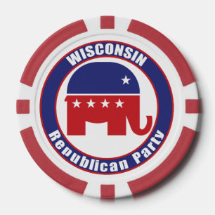 Wisconsin Republican Party Poker Chips