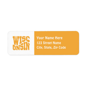 Wisconsin Return Address Label