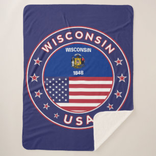 Wisconsin Sherpa Blanket