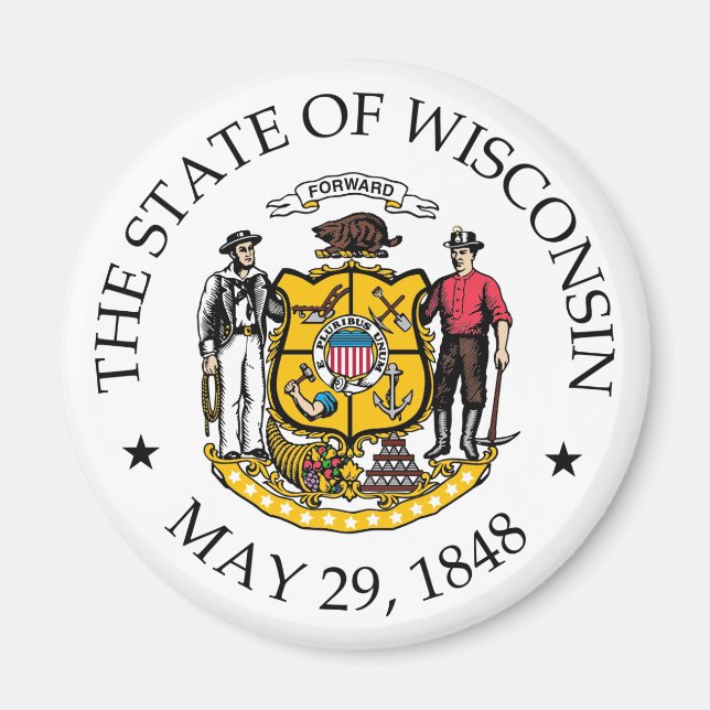 Wisconsin sign magnet (Front)