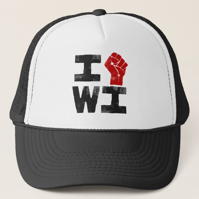 Wisconsin Solidarity Trucker Hat (Front)