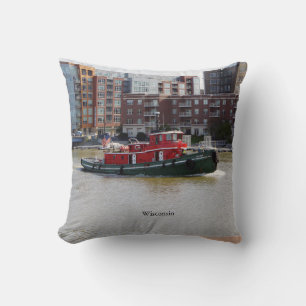 Wisconsin square pillow