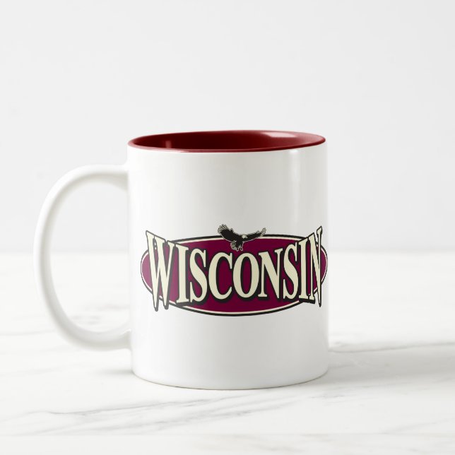 WISCONSIN-SQUEEZE-SHADOW Two-Tone COFFEE MUG (Left)