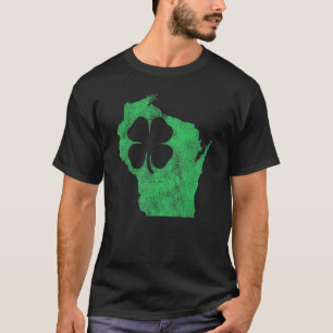 Wisconsin St Patrick S Day Shamrock C Irish T-Shirt