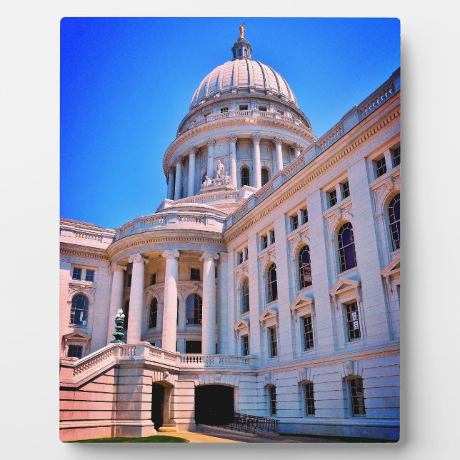 Wisconsin State Capitol Plaque (Front)