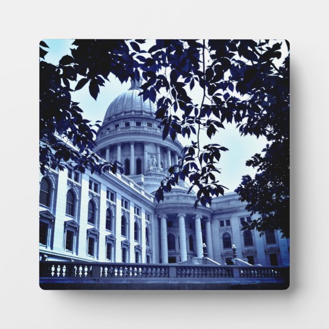 Wisconsin State Capitol Plaque (Front)