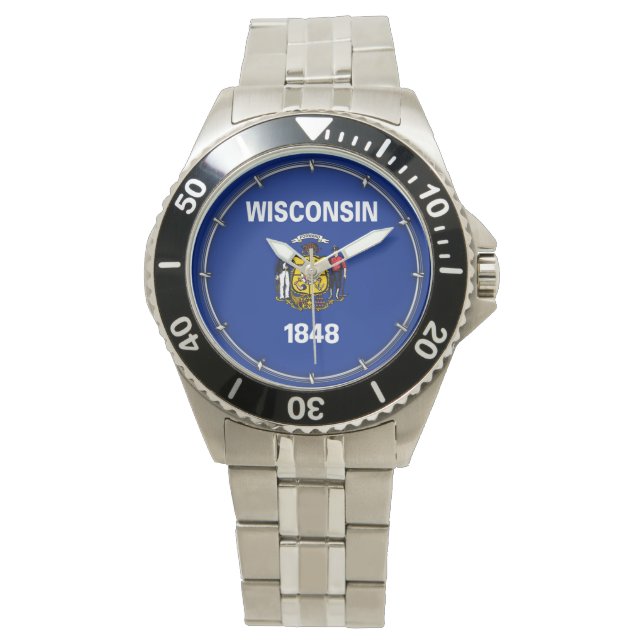Wisconsin State Flag Design Watch (Front)