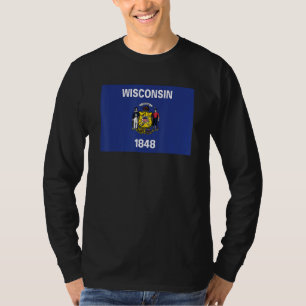 Wisconsin State Flag State Of Wisconsin Souvenir A T-Shirt
