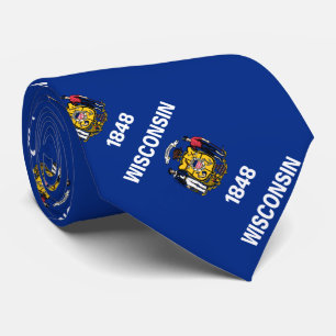 Wisconsin State Flag Tie