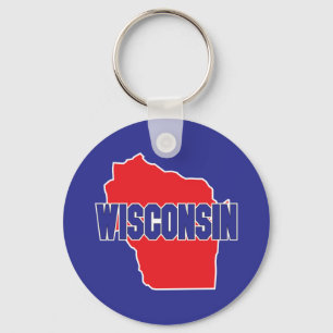 Wisconsin State Key Ring