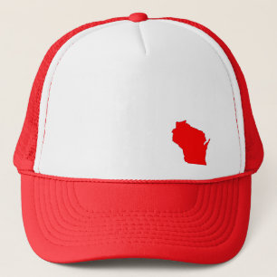Wisconsin State Map Hat