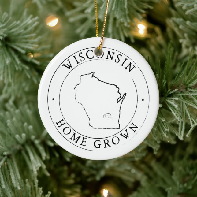 Wisconsin State Ornament (Tree)