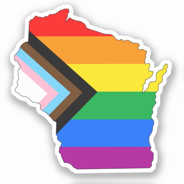 Wisconsin State Pride LGBTQ Progress Pride (Front)