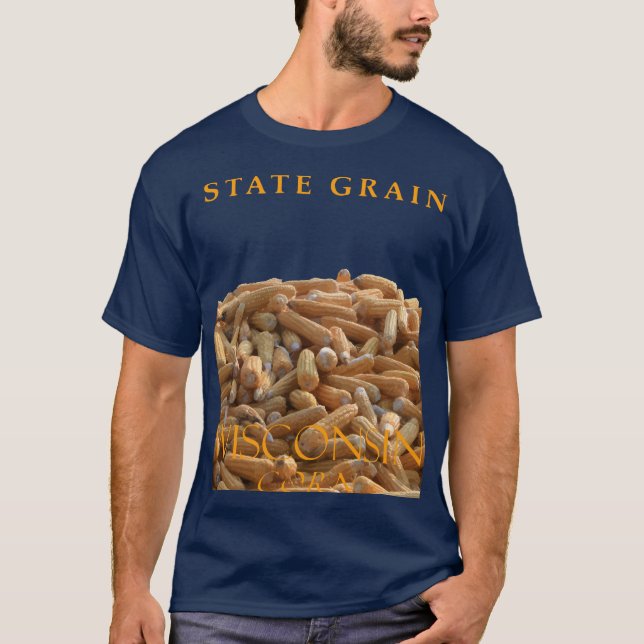 Wisconsin Territory Grain Corn T-Shirt (Front)
